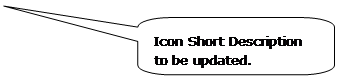 Rounded Rectangular Callout: Icon Short Description to be updated.