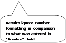 Rounded Rectangular Callout: Results ignore number formatting in comparison to what was entered in “Number” field.
