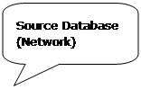 Rounded Rectangular Callout: Source Database (Network)